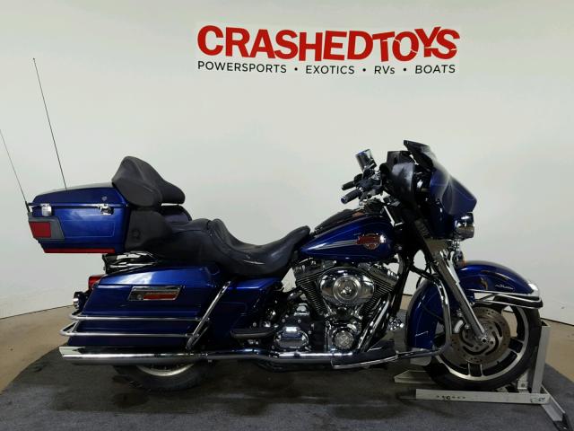 1HD1FC4147Y680728 - 2007 HARLEY-DAVIDSON FLHTCUI BLUE photo 1