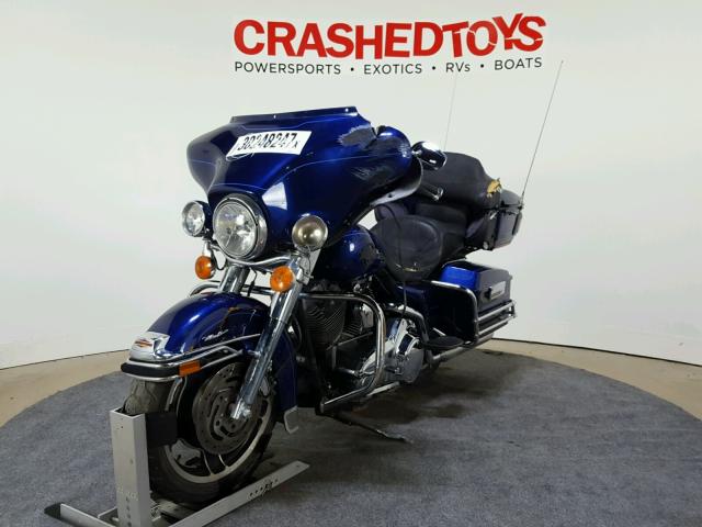 1HD1FC4147Y680728 - 2007 HARLEY-DAVIDSON FLHTCUI Көк фото 4