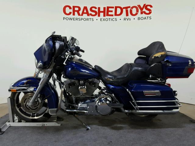 1HD1FC4147Y680728 - 2007 HARLEY-DAVIDSON FLHTCUI Көк фото 5