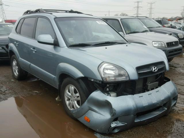 KM8JN12D06U451521 - 2006 HYUNDAI TUCSON GLS BLUE photo 1