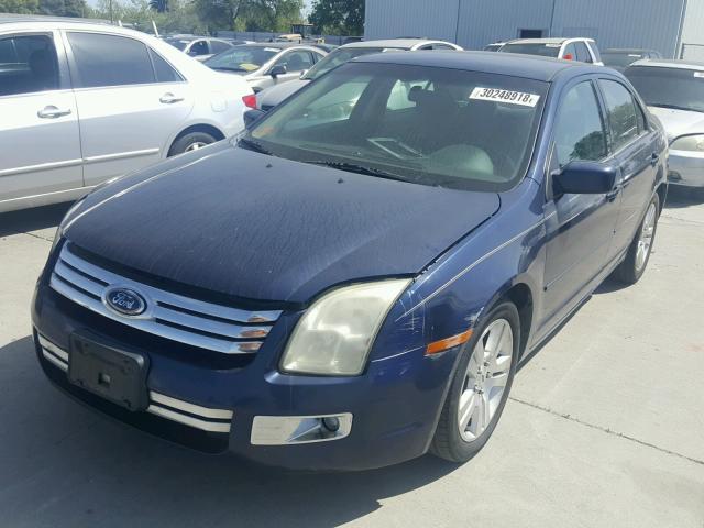 3FAHP08186R110207 - 2006 FORD FUSION SEL BLUE photo 2