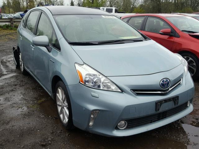 JTDZN3EU8D3194450 - 2013 TOYOTA PRIUS V GREEN photo 1