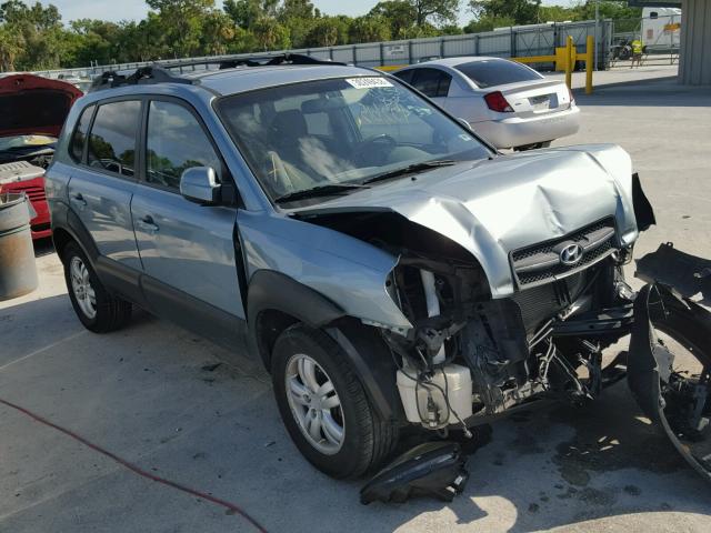 KM8JN12D07U669962 - 2007 HYUNDAI TUCSON SE GREEN photo 1