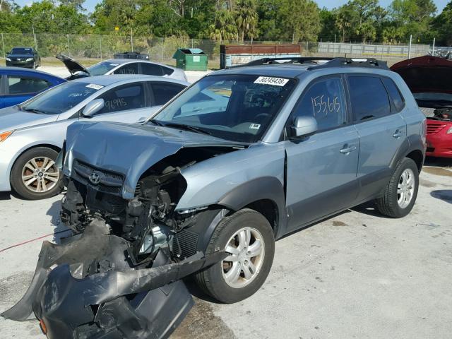 KM8JN12D07U669962 - 2007 HYUNDAI TUCSON SE GREEN photo 2