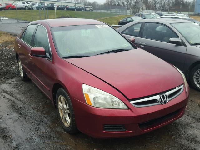 1HGCM55396A171125 - 2006 HONDA ACCORD SE RED photo 1