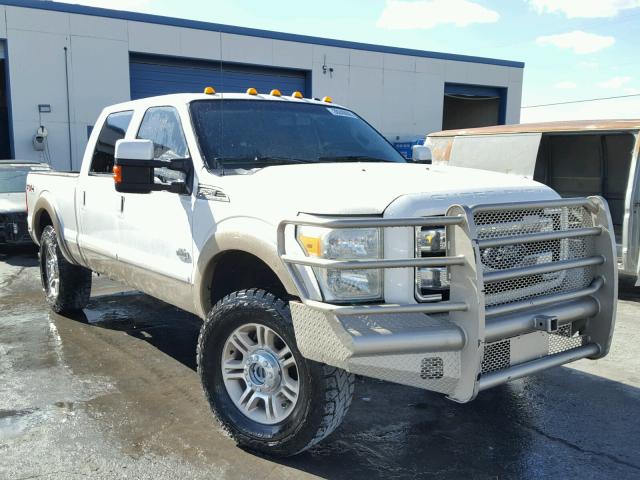 1FT7W2BT9BEA41264 - 2011 FORD F250 SUPER WHITE photo 1