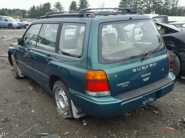 JF1SF6550WG776908 - 1998 SUBARU FORESTER S GREEN photo 3