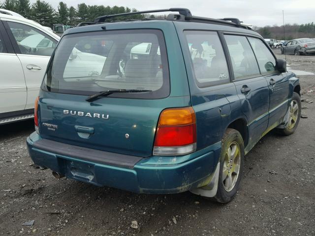 JF1SF6550WG776908 - 1998 SUBARU FORESTER S GREEN photo 4