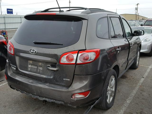 5XYZK4AG5CG132173 - 2012 HYUNDAI SANTA FE L BROWN photo 4