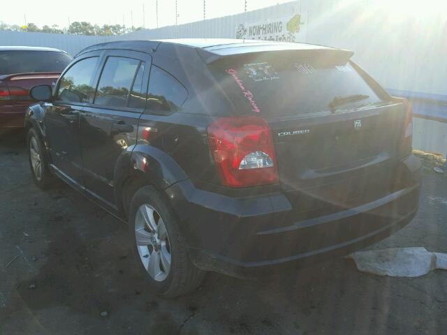 1B3HB28B28D672078 - 2008 DODGE CALIBER SE BLACK photo 3