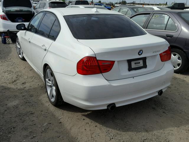 WBAPM5C56BF181982 - 2011 BMW 335 I WHITE photo 3