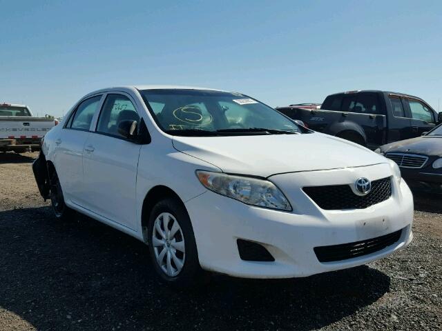 1NXBU40E69Z033960 - 2009 TOYOTA COROLLA BA WHITE photo 1