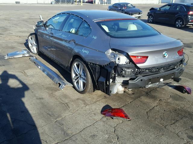 WBA6D0C53HG639575 - 2017 BMW 640 I SILVER photo 3