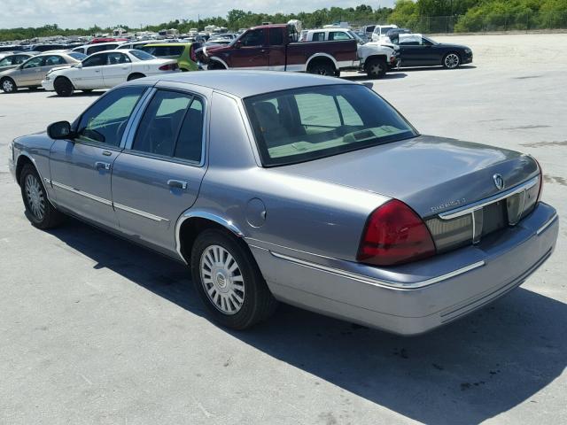 2MEFM75V66X625653 - 2006 MERCURY GRAND MARQ GRAY photo 3