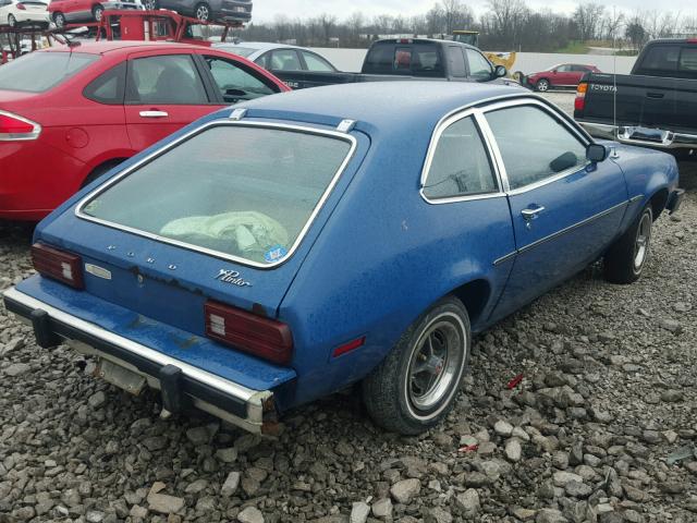 9T11Y230280 - 1979 FORD PINTO BLUE photo 4