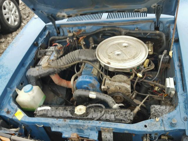 9T11Y230280 - 1979 FORD PINTO BLUE photo 7