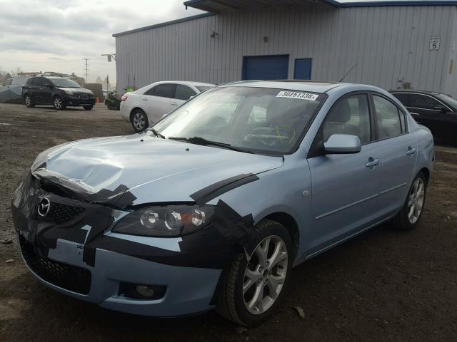 JM1BK32F181182352 - 2008 MAZDA 3 I BLUE photo 2