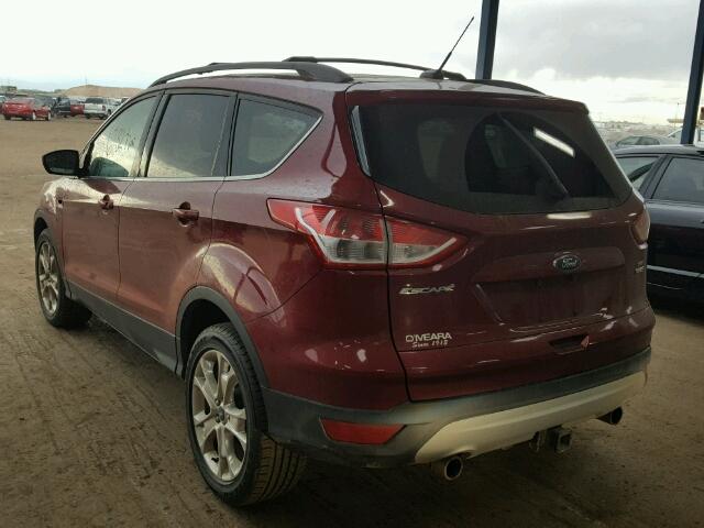 1FMCU9G94DUD01889 - 2013 FORD ESCAPE SE RED photo 3