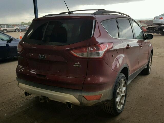 1FMCU9G94DUD01889 - 2013 FORD ESCAPE SE RED photo 4