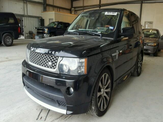 SALSH2E45AA239363 - 2010 LAND ROVER RANGE ROVE BLACK photo 2