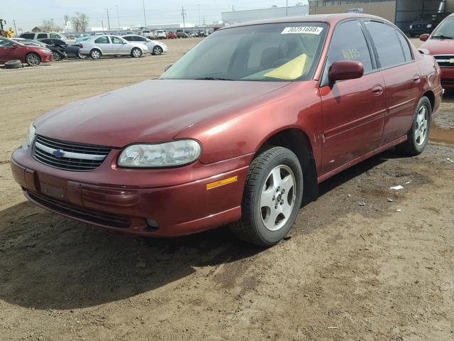 1G1NE52J33M637867 - 2003 CHEVROLET MALIBU LS ბურგუნდია ფოტო 2