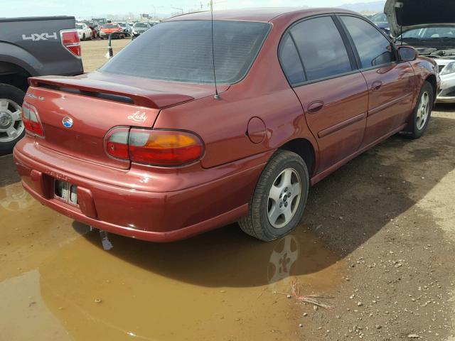 1G1NE52J33M637867 - 2003 CHEVROLET MALIBU LS ბურგუნდია ფოტო 4
