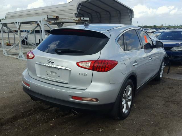 JNKAJ09E18M303937 - 2008 INFINITI EX35 BASE SILVER photo 4