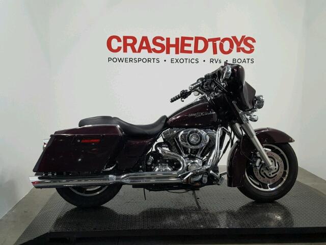 1HD1KB4147Y607929 - 2007 HARLEY-DAVIDSON FLHX BURGUNDY photo 1