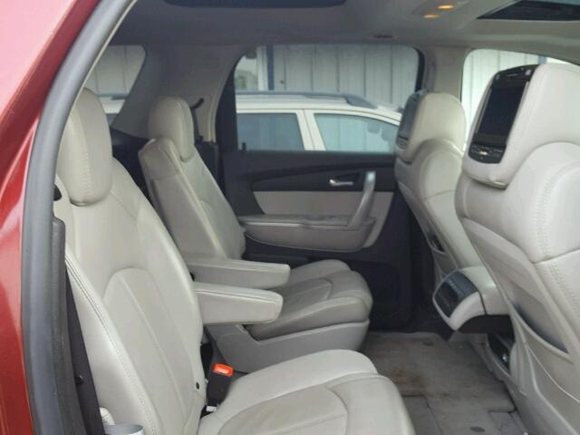 1GKEV33748J222536 - 2008 GMC ACADIA SLT წითელი ფოტო 6