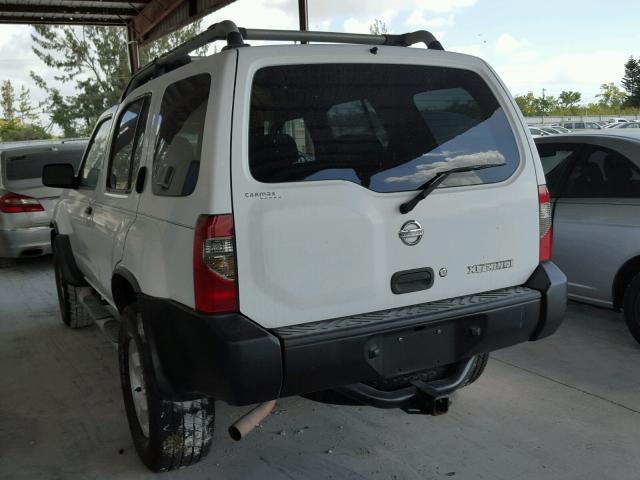 5N1ED28Y72C544458 - 2002 NISSAN XTERRA XE WHITE photo 3