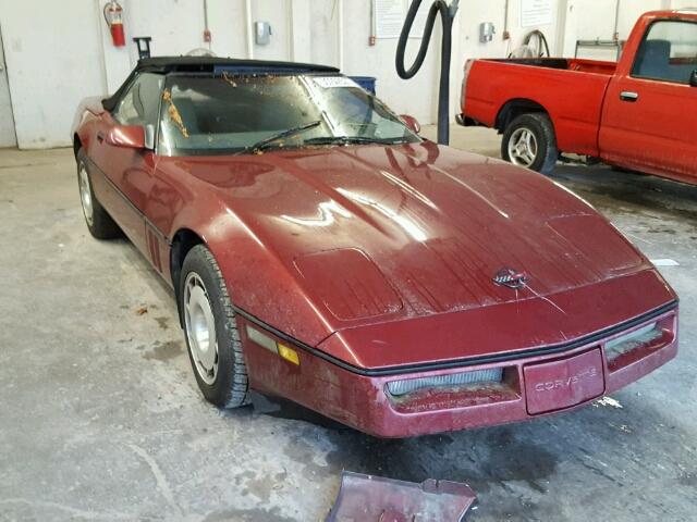 1G1YY6788G5901584 - 1986 CHEVROLET CORVETTE MAROON photo 1