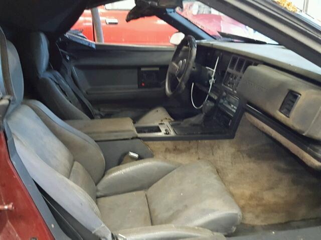 1G1YY6788G5901584 - 1986 CHEVROLET CORVETTE MAROON photo 5