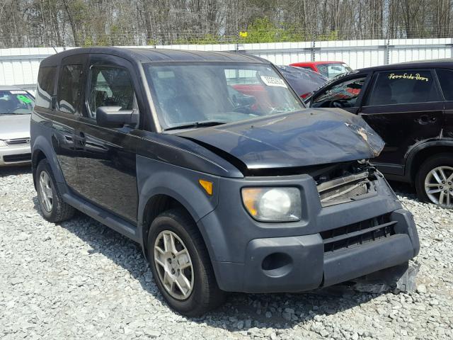 5J6YH18317L002035 - 2007 HONDA ELEMENT LX BLACK photo 1