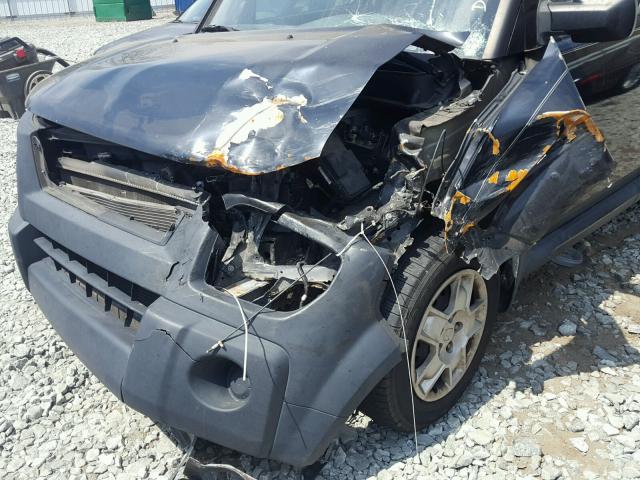 5J6YH18317L002035 - 2007 HONDA ELEMENT LX BLACK photo 9