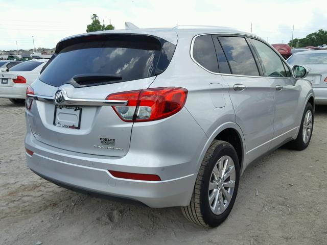 LRBFXBSAXHD161868 - 2017 BUICK ENVISION E SILVER photo 4