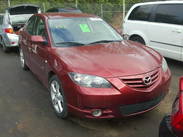 JM1BK323961446159 - 2006 MAZDA 3 S BURGUNDY photo 1