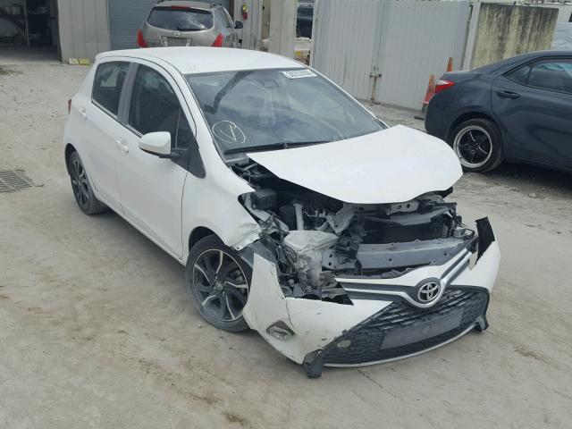 VNKKTUD3XHA081758 - 2017 TOYOTA YARIS L WHITE photo 1