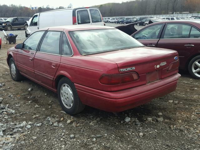 1FALP5245SA153742 - 1995 FORD TAURUS GL BURGUNDY photo 3