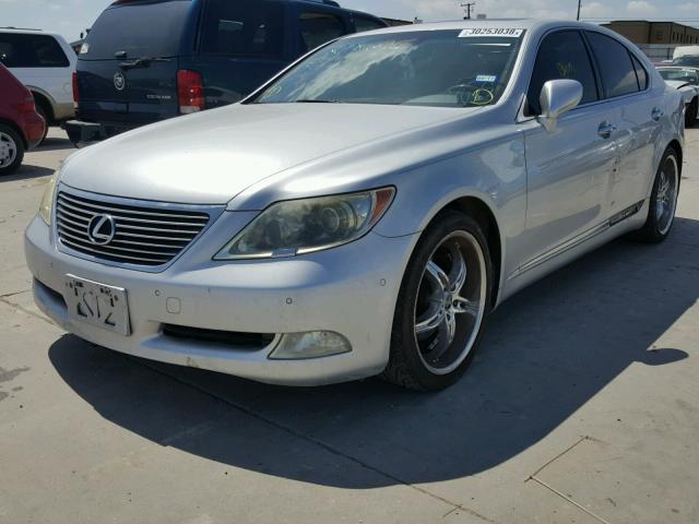 JTHBL46F875010466 - 2007 LEXUS LS 460 SILVER photo 2