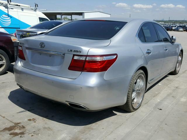 JTHBL46F875010466 - 2007 LEXUS LS 460 SILVER photo 4