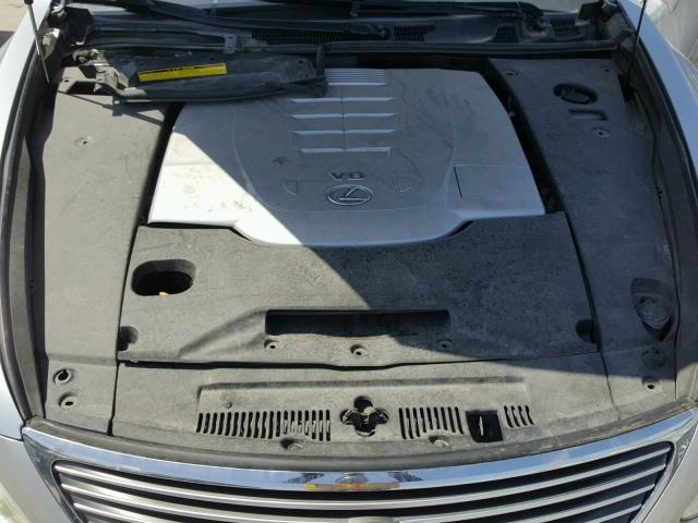 JTHBL46F875010466 - 2007 LEXUS LS 460 SILVER photo 7