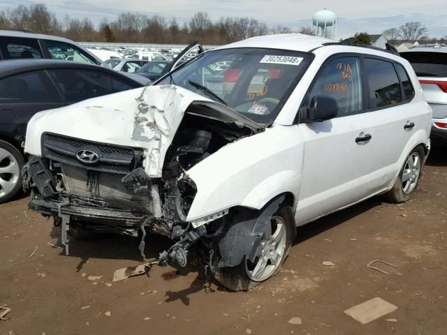 KM8JM12BX6U376652 - 2006 HYUNDAI TUCSON GL WHITE photo 2