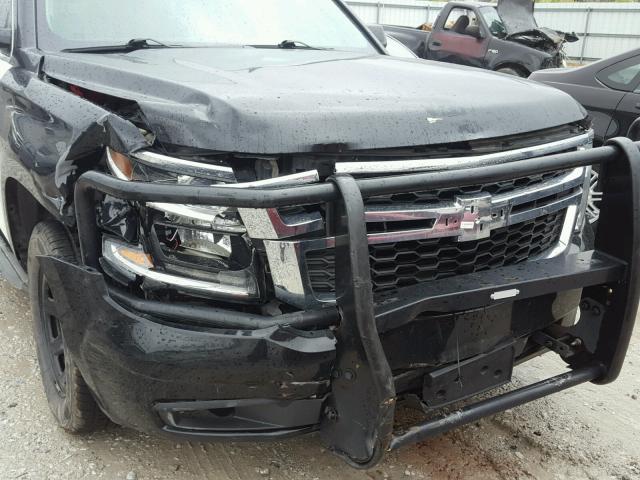 1GNLC2EC7FR718336 - 2015 CHEVROLET TAHOE POLI BLACK photo 9