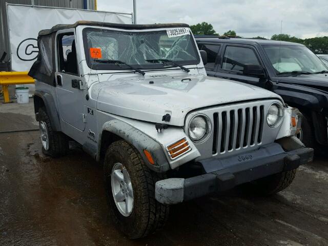 1J4FA39S16P701931 - 2006 JEEP WRANGLER X SILVER photo 1