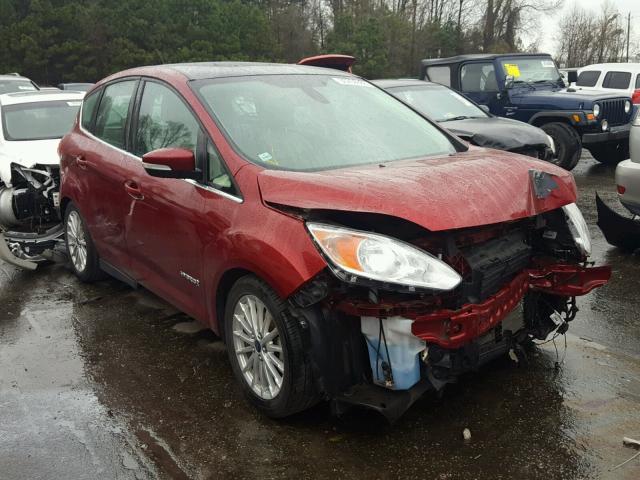 1FADP5BU8DL555525 - 2013 FORD C-MAX SEL RED photo 1