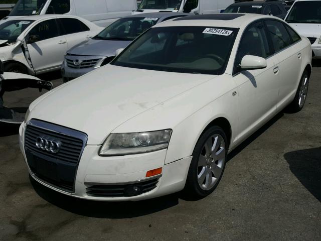 WAUAH74F56N131969 - 2006 AUDI A6 3.2 WHITE photo 2