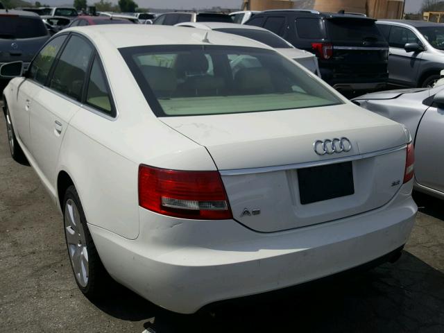 WAUAH74F56N131969 - 2006 AUDI A6 3.2 WHITE photo 3