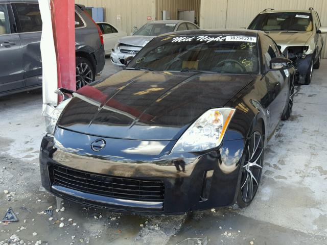 JN1AZ34D55M606552 - 2005 NISSAN 350Z COUPE BLACK photo 2