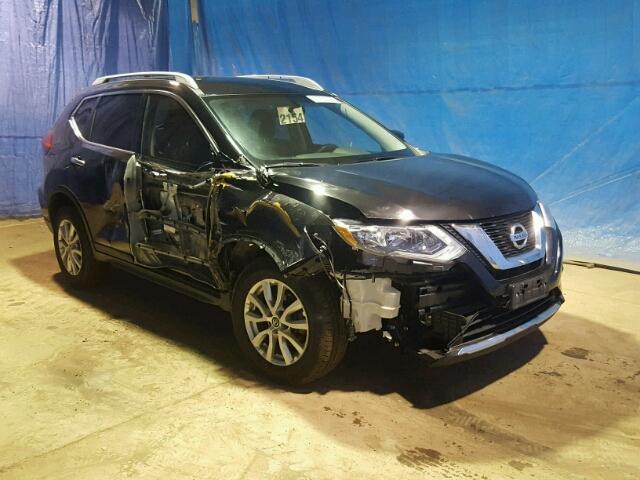 KNMAT2MV3HP563513 - 2017 NISSAN ROGUE S BLACK photo 1