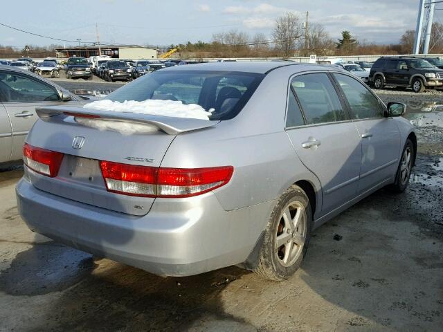 1HGCM567X4A113233 - 2004 HONDA ACCORD EX SILVER photo 4